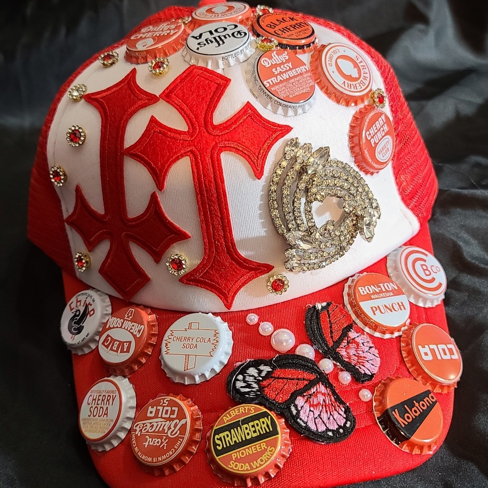 Fly Unique Dope Red/White Bottlecap Hat
